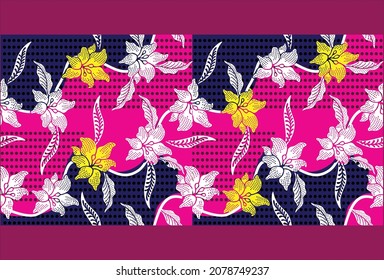 Indonesian batik motifs with very distinctive patterns. exclusive backgrounds. Vector Eps 10