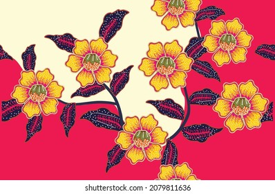Indonesian batik motifs with very distinctive patterns. exclusive backgrounds. Vector Eps 10
