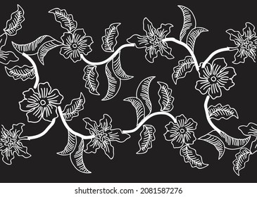 Indonesian batik motifs with very distinctive patterns. exclusive backgrounds. Vector Eps 10
