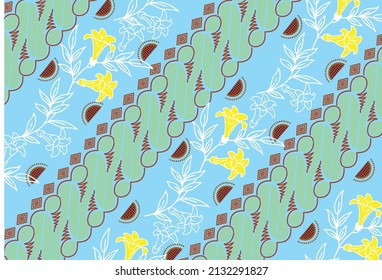 Indonesian batik motifs with very distinctive patterns. exclusive backgrounds. Vector Eps 10