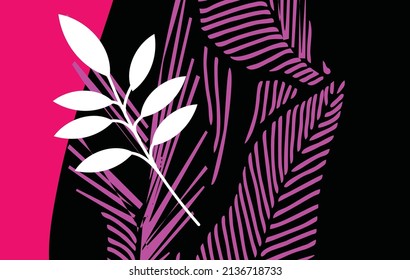 Indonesian batik motifs with very distinctive plant patterns