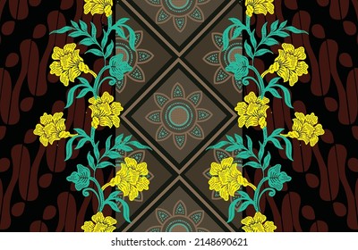Indonesian batik motifs with very distinctive patterns. exclusive backgrounds. Vector Eps 10
