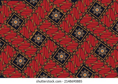 Indonesian batik motifs with very distinctive patterns. exclusive backgrounds. Vector Eps 10