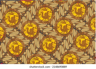 Indonesian batik motifs with very distinctive patterns. exclusive backgrounds. Vector Eps 10