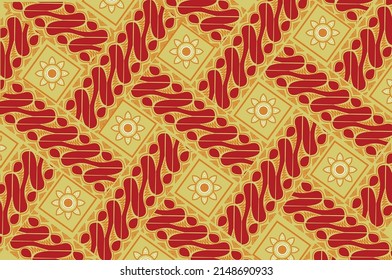 Indonesian batik motifs with very distinctive patterns. exclusive backgrounds. Vector Eps 10