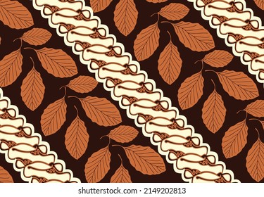 Indonesian batik motifs with very distinctive patterns. exclusive backgrounds. Vector Eps 10