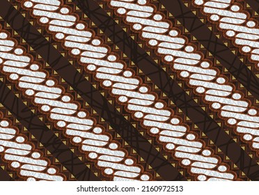 Indonesian batik motifs with very distinctive patterns. exclusive backgrounds. Vector Eps 10