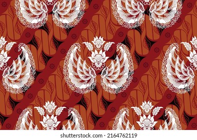 Indonesian batik motifs with very distinctive patterns. exclusive backgrounds. Vector Eps 10