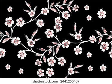 Indonesian batik motifs with very distinctive, exclusive patterns. vector EPS 10