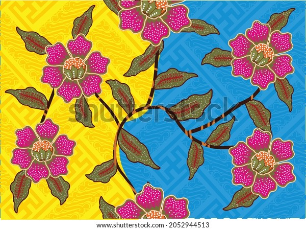 Indonesian Batik Motifs Very Distinctive Exclusive Stock Vector Royalty Free 2052944513