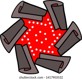 
Indonesian batik paper pattern. vector illustration