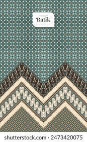 indonesian batik pattern background 16