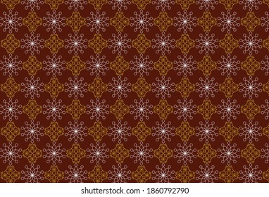 Ornamento de textura del patrón de batik indonesio