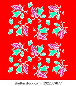 indonesian batik. indonesian batik pattern vector