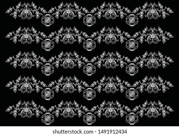 indonesian batik. indonesian batik pattern vector. Batik Indonesian: is a technique of wax-resist dyeing applied to whole cloth, or cloth made using this technique originated from Indonesia.