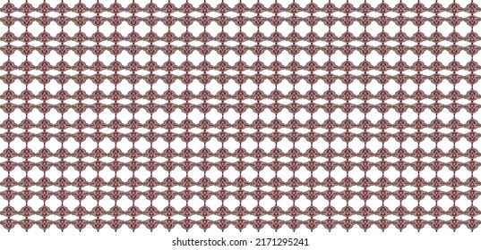 Indonesian Batik red gold white yellow vector design with beautiful simple shield pattern 2D shape background wallpaper seamless