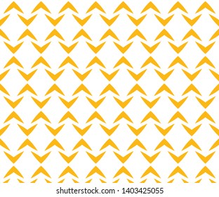 Indonesian batik seamless pattern letter x zigzag shaped net. Unique background geometric triangle opposite yellow repeating hipster style