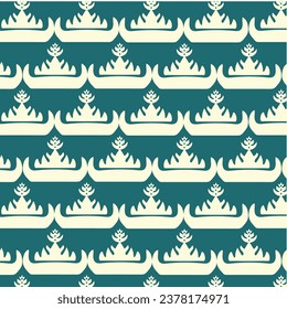 Indonesian Batik Traditional Vector Pattern
