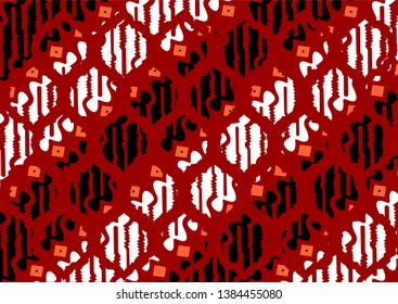 Indonesian Batik: is a wax-resistant coloring technique applied to all fabrics, or fabrics made using this technique originating from Indonesia.