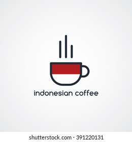 indonesian coffee cup theme