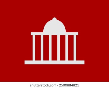 Diseño plano de Ilustración vectorial de constitución indonesia