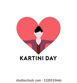 Indonesian Emancipation of Women Kartini Day Illustration