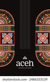 Indonesian Ethnic pattern design layout idea for social media post