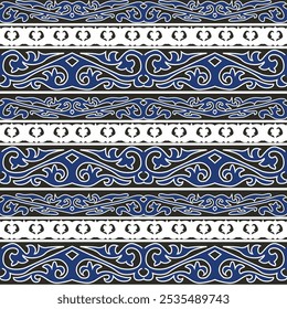 Indonesian Etnic Batik Sumatera Pattern