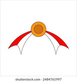 Indonesian Flag Independence Day Vector Element