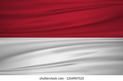 indonesian flag for user interface