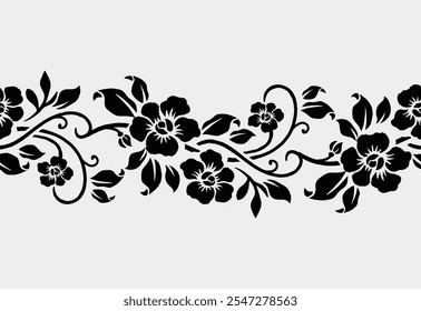 Indonesian flower  motifs with very distinctive, exclusive plant patterns. vector EPS 10