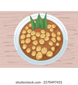 Indonesian food, vector file eps 10