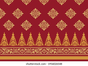 Indonesian geometric batik motifs with Balinese flower patterns, exclusive and classic, are suitable for various purposes. EPS VECTOR 10