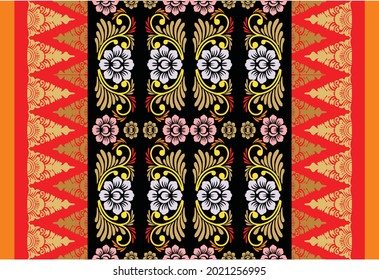 Indonesian geometric motifs, with Balinese patterns, are very exclusive. vector eps 10