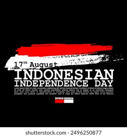 Indonesian Independence Day, 17 August, Poster and Banner vector