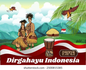 Indonesian Independence Day, August 17, this is a version of Papuan culture with their traditional life. this felt like one most beautiful harmonious, literally feel their connection to nature n earth