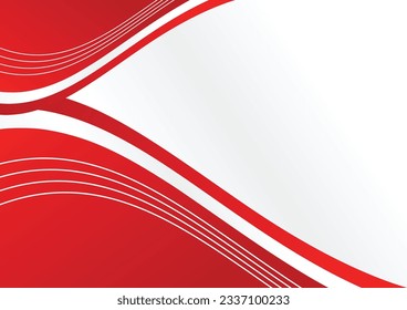 Indonesian independence day background, in red and white colors. vector design for poster, banner, greeting card, flyer, web, social media.
