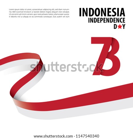 Indonesian Independence Day Background Template