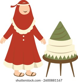 Indonesian Independence Day Competition. Vector Illustration with Cartoon Design Style.