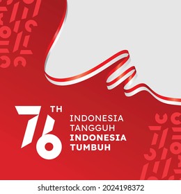 
indonesian independence day. Design for all media on Indonesia's 76th Independence Day on August 17th.