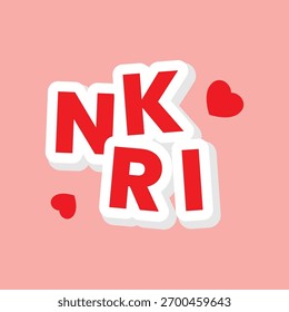 Diseño de elementos del Día de la Independencia de Indonesia