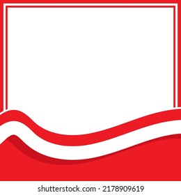 Indonesian Independence Day Frame Background