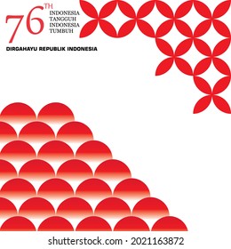 Indonesian Independence Day vector background