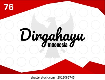 Indonesian Independence day. vector illustration, backgound template