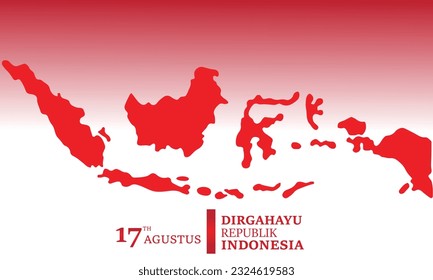 Imagen vectorial del Día De La Independencia De Indonesia, Fotos De Existencias, Vector Y Plantilla De Diseño De Ilustración De Fondo