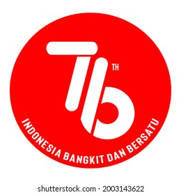 logo de la independencia indonesia vector eps10