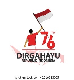 Independencia indonesia el 17 de agosto en toda la región