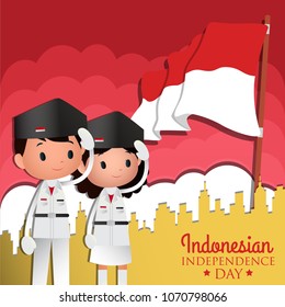 Indonesian Independent Day Illustration
