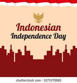 Indonesian Independent Day Illustration