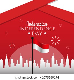 Indonesian Independent Day Illustration